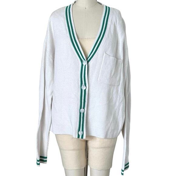 Alo Yoga Tennis Club Sweater Knit Cardigan Size XS - Picture 1 of 4